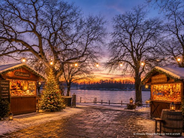 Weihnachtsmarkt in Hamburg Weihnachtsmarkt an der Elbe Kleiner Weihnachtsmarkt Zollenspieker Fährhaus